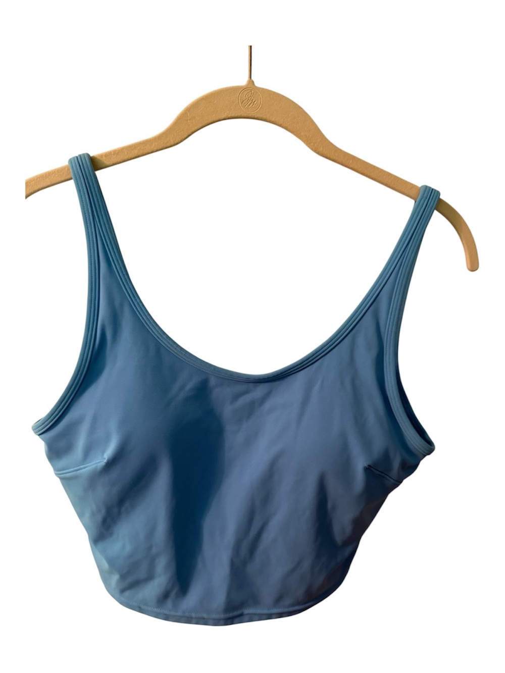 lululemon athletica Blue Scoop Neck Tank Top